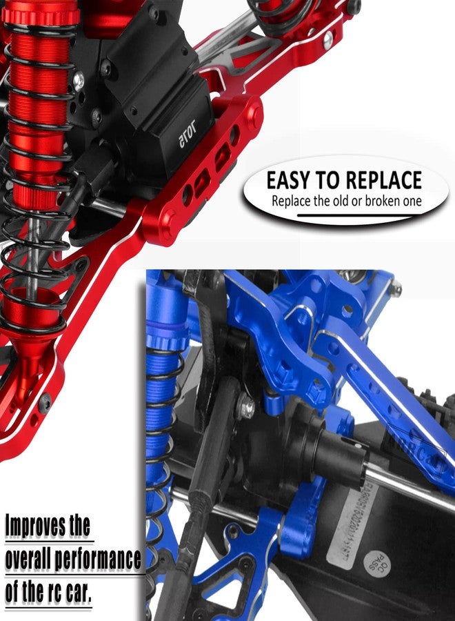ARRCat Aluminum Rear Lower Arm Suspension Mount Set Upgrades Part for 1/8 Typhon Kraton Notorious 6S,Felony Infraction V2 Limitless Mojave Tailon 6S BLX,ARRCat RC Hops Up RC Upgrades Part,Red - Image 4